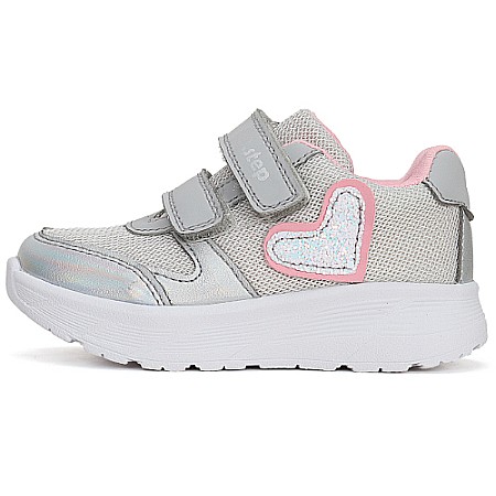 Pantofi copii fete textil DD Step, Argintiu - F083-41857A [4]