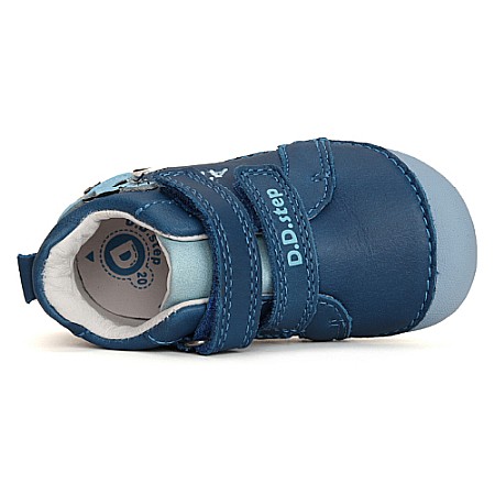 Pantofi copii baieti din piele DD Step, Albastru - S015-41882A [3]