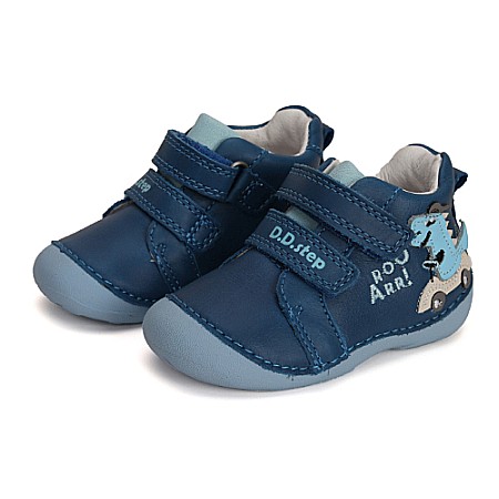 Pantofi copii baieti din piele DD Step, Albastru - S015-41882A [0]