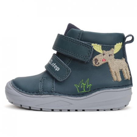 Pantofi copii baieti din piele DD Step, Albastru - S071-42933A [1]