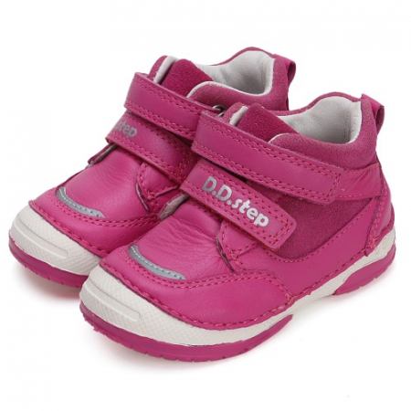 Pantofiori sport - Pantofi sport din piele DD Step S038-42241C Dark Pink