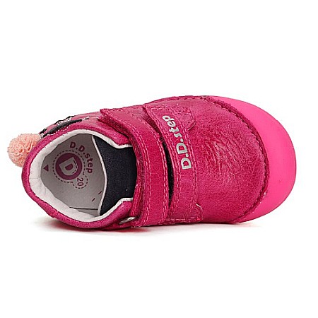Pantofi copii fete din piele DD Step, Roz - S066-41382A [3]