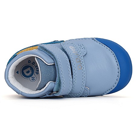 Pantofi copii baieti din piele DD Step, Albastru -  S066-41733B [3]