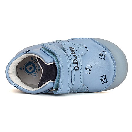 Pantofi copii baieti din piele DD Step, Albastru - S066-41803 [3]