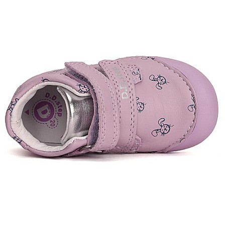 Pantofi copii fete din piele DD Step, Mov - S066-41803C [3]
