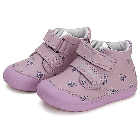 Pantofi copii fete din piele DD Step, Mov - S066-41803C [0]