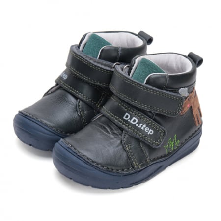 Pantofiori sport baieti - Pantofi copii baieti din piele DD Step, Verde - S071-42933