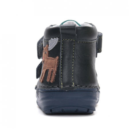 Pantofi copii baieti din piele DD Step, Verde - S071-42933 [3]