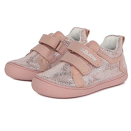 Pantofi copii fete din piele DD Step, Roz - S078-227A [0]