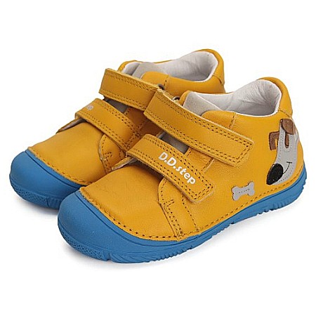 Pantofi copii baieti din piele DD Step, Galben - S082-41792B [0]