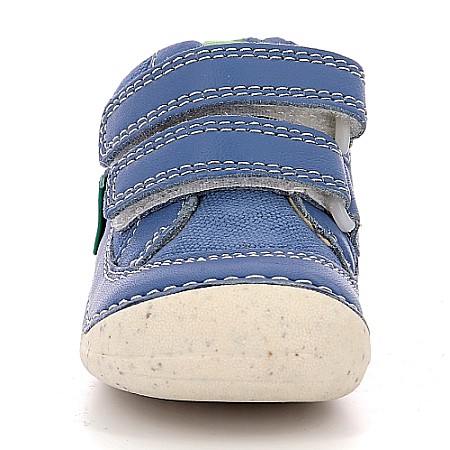 Pantofi copii baieti din piele Kickers, Albastru-894560-10-52 [3]