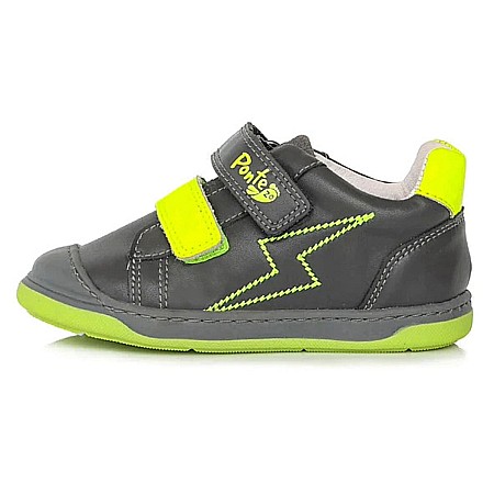 Pantofi copii baieti din piele Ponte, Gri - DA03-3-920 [1]