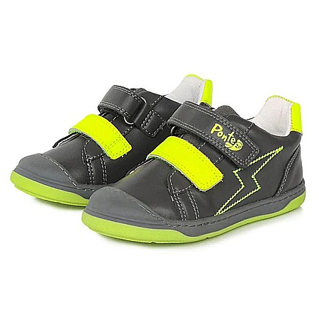 Pantofi copii baieti din piele Ponte, Gri - DA03-3-920 [0]