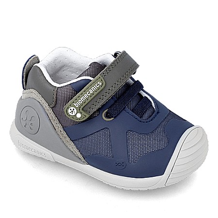 Pantofi copii baieti din textil Biomecanics, Albastru - 231140-A [1]