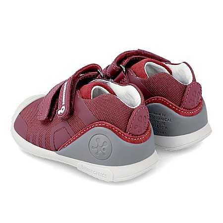 Pantofi copii baieti din textil Biomecanics, Visiniu - 231144-B [3]