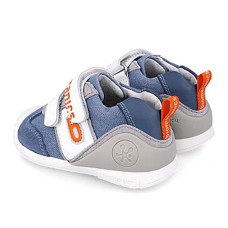 Pantofi copii baieti din textil Biomecanics, Albastru - 242131-A [3]