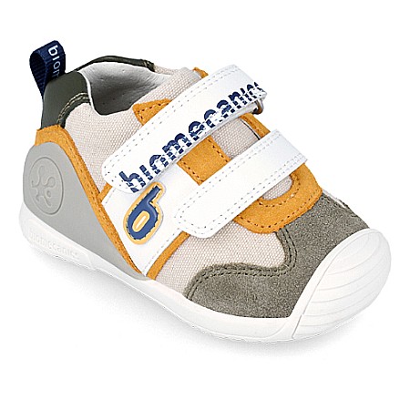 Pantofi copii baieti din textil Biomecanics, Gri -  242131-B [2]