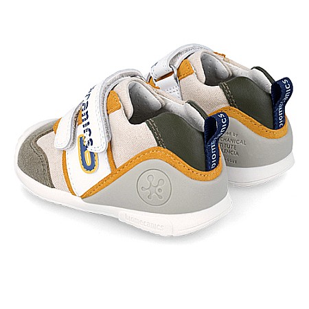 Pantofi copii baieti din textil Biomecanics, Gri -  242131-B [3]