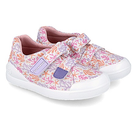 Pantofi copii fete din textil Biomecanics, Roz - 242293-B [0]