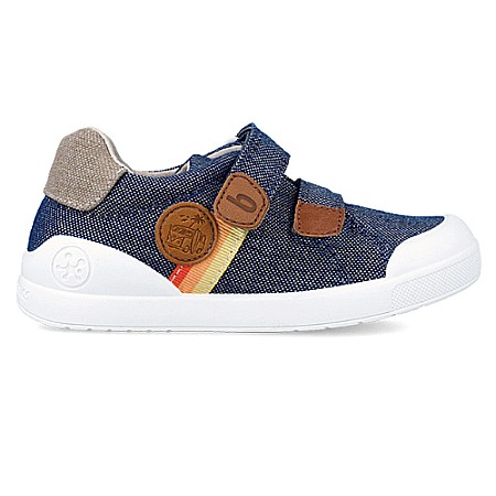 Pantofi copii baieti din textil Biomecanics, Albastru - 242297-A [1]