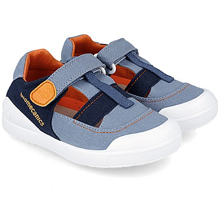 Pantofi copii baieti din textil Biomecanics, Albastru - 242298-A [0]