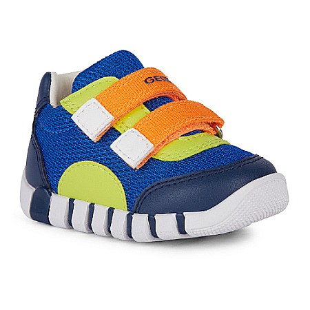 Geox - Pantofi copii baieti din textil Geox, Albastru - B3555C