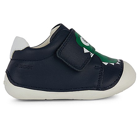 Pantofi copii baieti din piele Geox, Albastru -  B3539C_00085_C4002 [2]