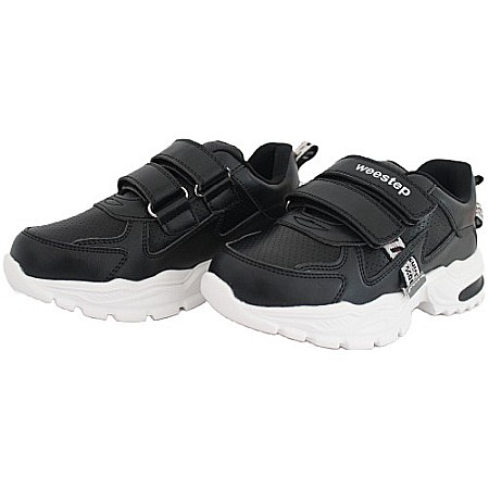 Pantofi copii baieti din piele Weestep, Negru - R200964081 BK [4]