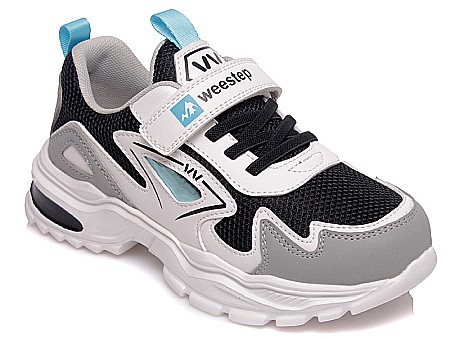 Pantofi copii baieti din piele Weestep, Negru - R200964082 BK [0]