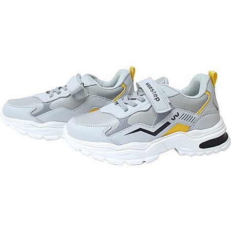 Pantofi copii baieti din piele Weestep, Gri - R200964085 GR [2]