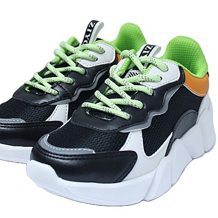 Pantofi copii baieti din piele Weestep, Negru - R202153701 BK [5]