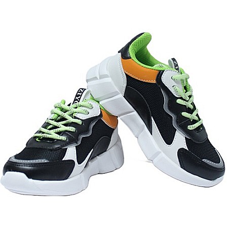 Pantofi copii baieti din piele Weestep, Negru - R202153701 BK [2]