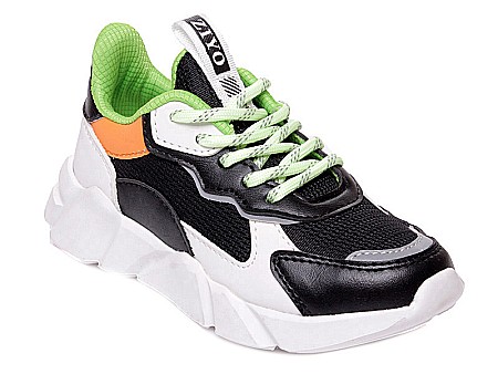 Pantofi copii baieti din piele Weestep, Negru - R202153701 BK [0]