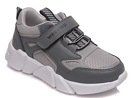 Pantofi copii baieti din piele Weestep, Gri - R202164022 GR [0]