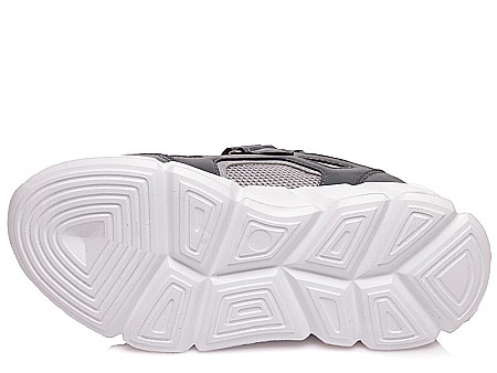 Pantofi copii baieti din piele Weestep, Gri - R202164022 GR [2]