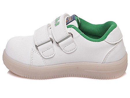 Pantofi copii baieti din piele Weestep, Alb - [1]