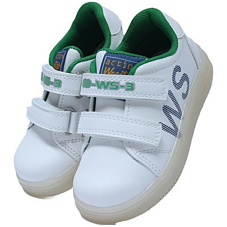 Pantofi copii baieti din piele Weestep, Alb - [5]