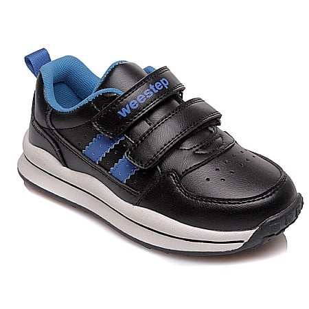Pantofiori de scoala - Pantofi copii baieti din piele Weestep, Negru - R956563766 BK