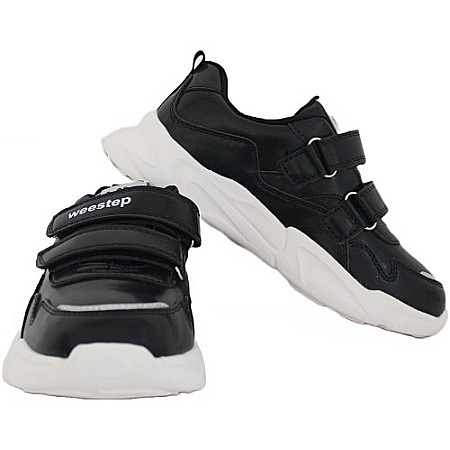 Pantofi copii baieti din piele Weestep, Negru - R983564072 BK [2]