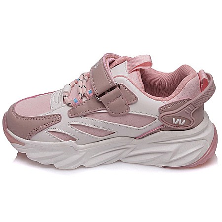 Pantofi copii fete din piele Weestep, Roz - R058763792 P [1]