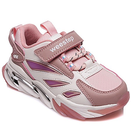 Pantofi copii fete din piele Weestep, Roz - R058763792 P [0]