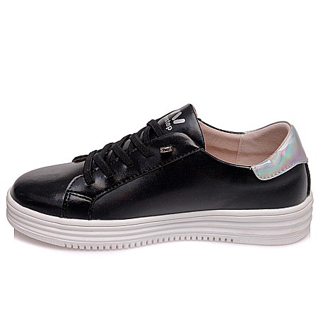 Pantofi copii fete din piele Weestep, Negru -  R299264652 BK [1]