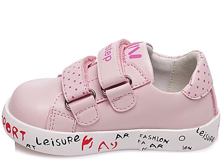 Pantofi copii fete din piele Weestep, Roz - R913263081 P [1]