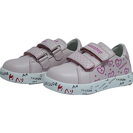 Pantofi copii fete din piele Weestep, Roz - R913263081 P [2]