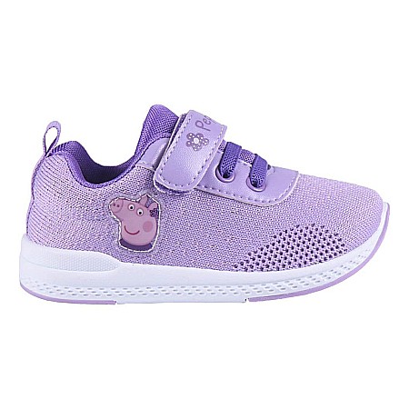 Pantofi copii fete Peppa Pig din textil Cerda, Mov - 2300004837 [0]