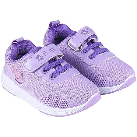 Pantofi copii fete Peppa Pig din textil Cerda, Mov - 2300004837 [1]