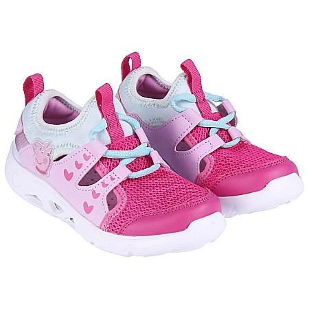 Pantofi copii fete Peppa Pig din textil Cerda, Roz - 2300004702 [0]