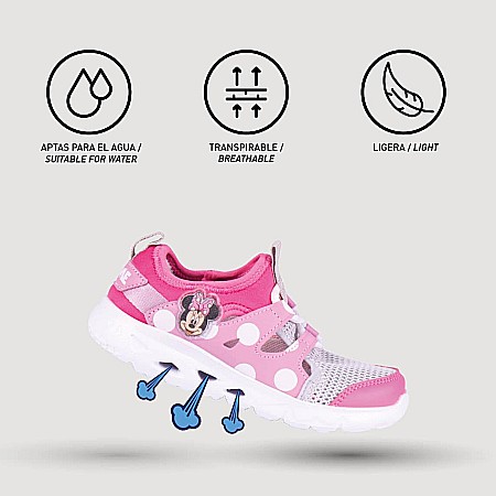 Pantofi copii fete Peppa Pig din textil Cerda, Roz - 2300004702 [6]