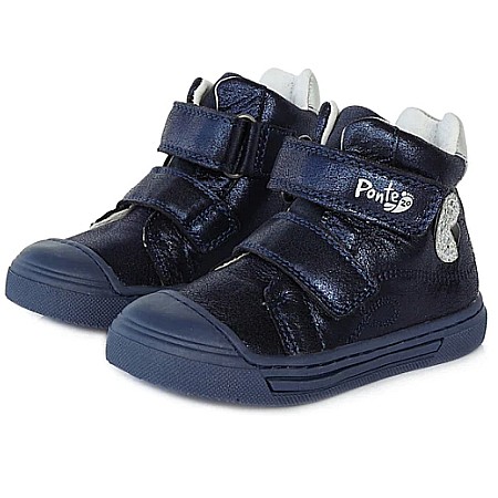 Pantofi copii baieti din piele Ponte, Albastru -  DA03-1-132 [0]