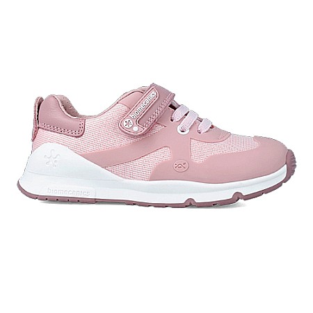 Pantofi copii fete din textil Biomecanics, Roz - 231242-B [2]